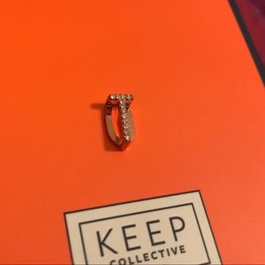KEEP COLLECTIVE - Copper Pave Sparkling Letter T